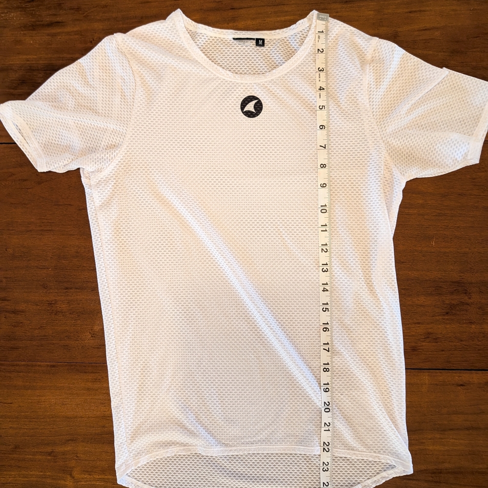 White Mesh T-Shirt